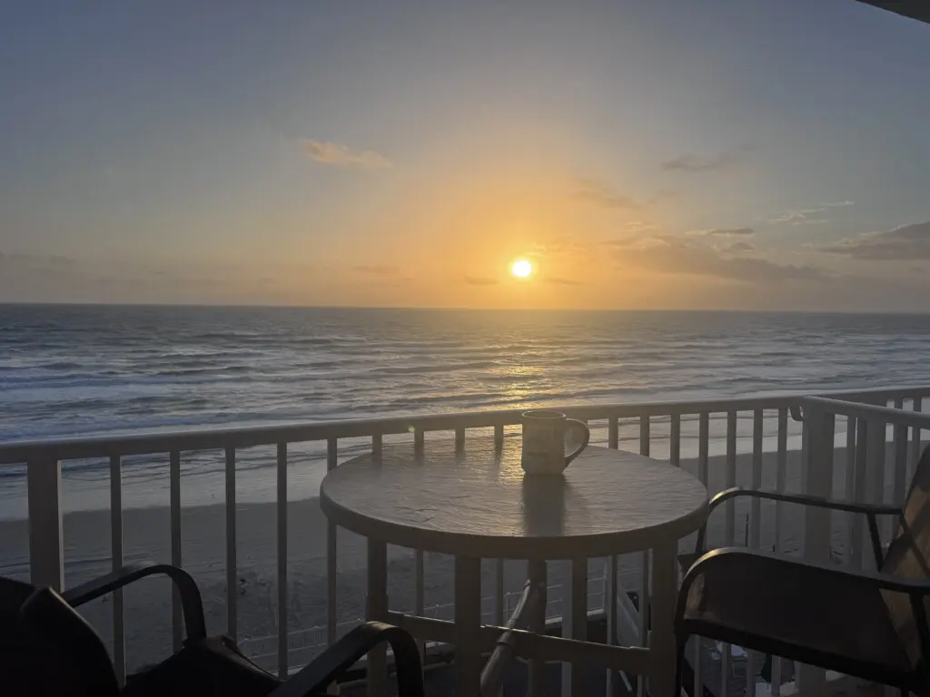 A little sunrise with your coffee