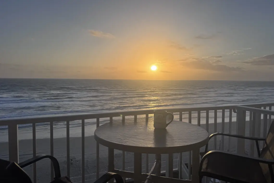 A little sunrise with your coffee