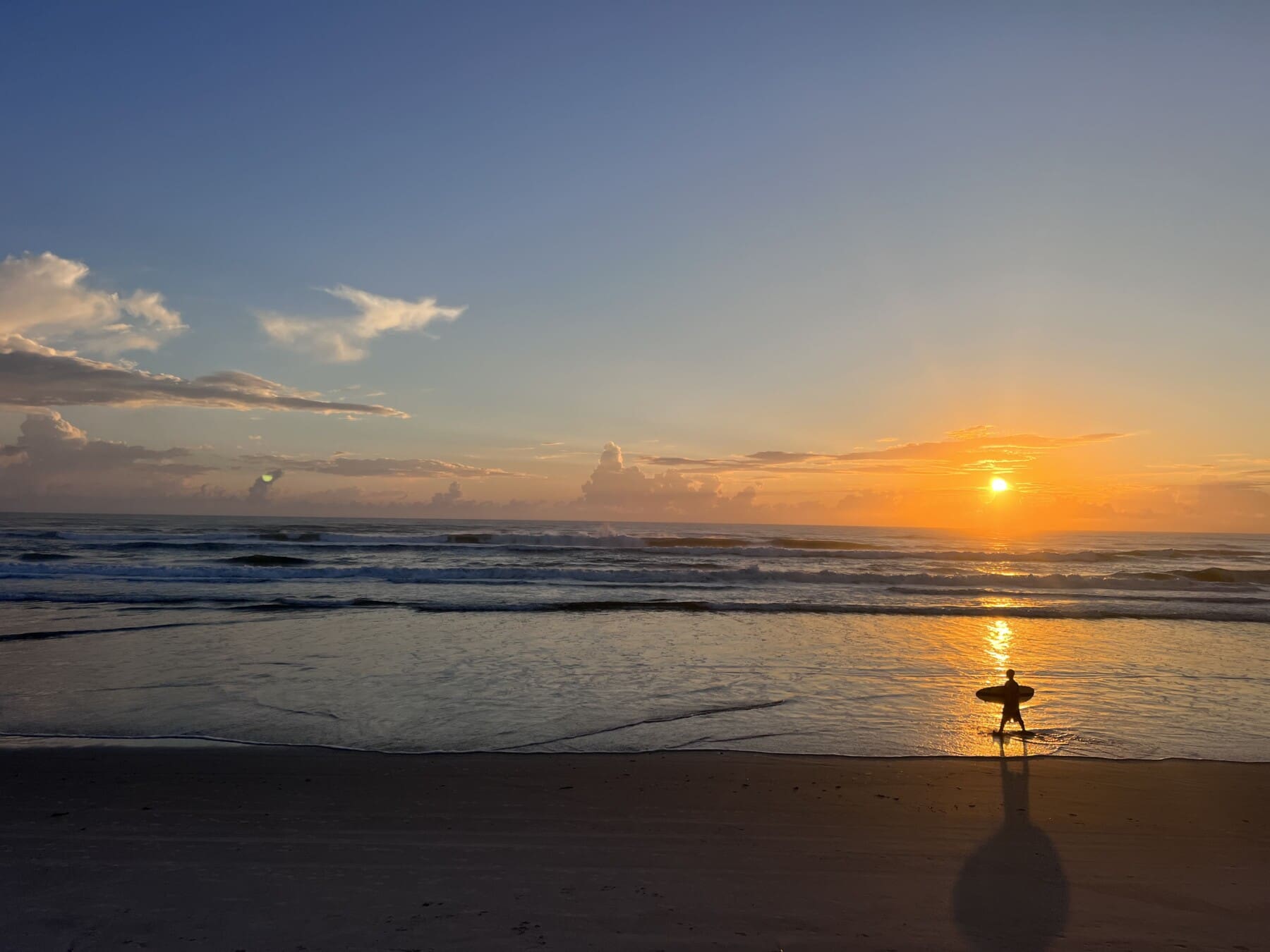 A little surfin’ time this morning