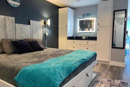 Plenty of extra blankets and pillows during your stay