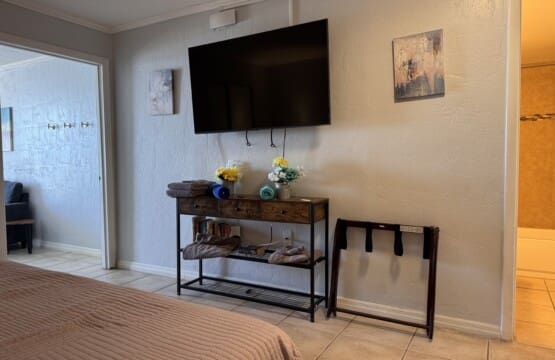 smart tv in the bedroom