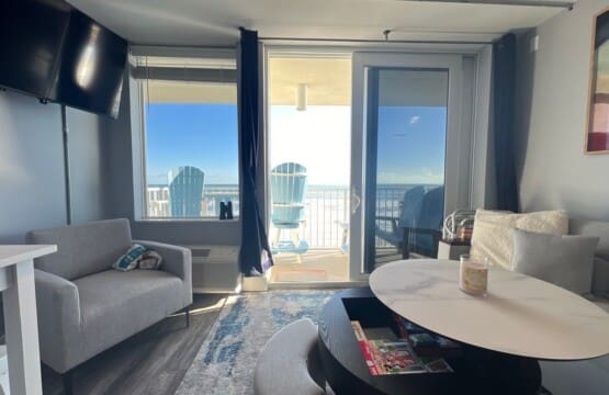 nice cozy area with that amazing view of the Atlantic Ocean