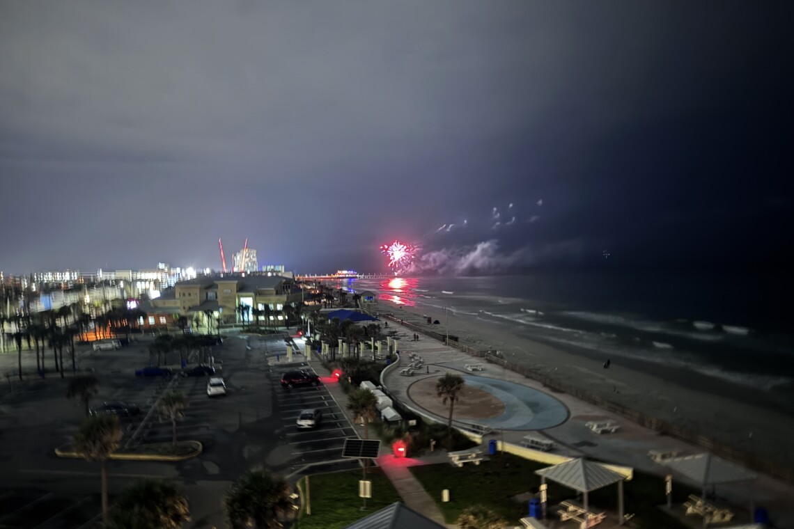 Fireworks at the Pier