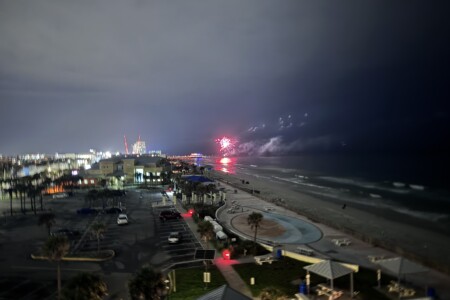 Fireworks at the Pier