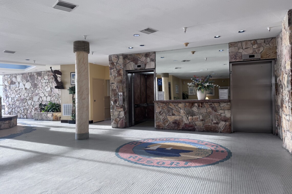 2 elevators to get you up to your place for vacation