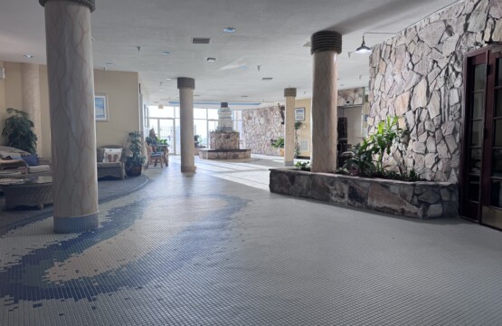 just ahead you will have the elevators and the doors to the pool deck