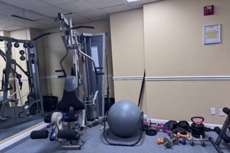 Just enough in here to keep you busy and feeling good that you were able to get a workout in
