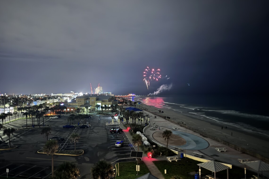 So pretty watching the fireworks every Saturday
