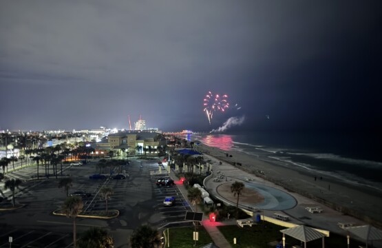So pretty watching the fireworks every Saturday