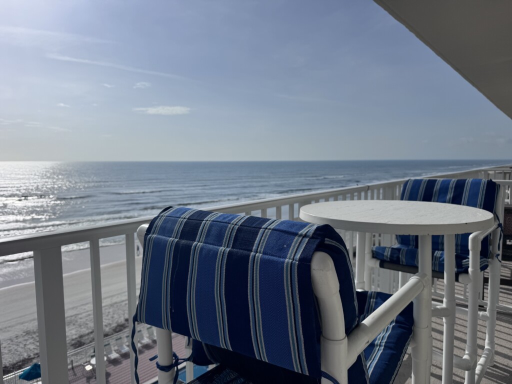 just sit back and enjoy the Atlantic Ocean