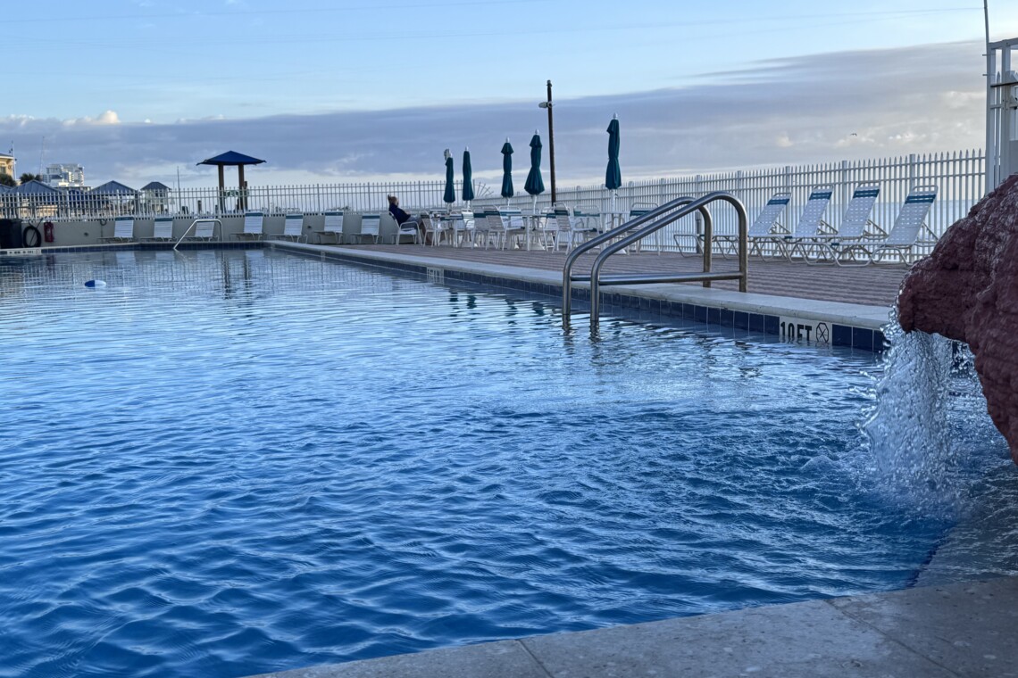 pool is all yours