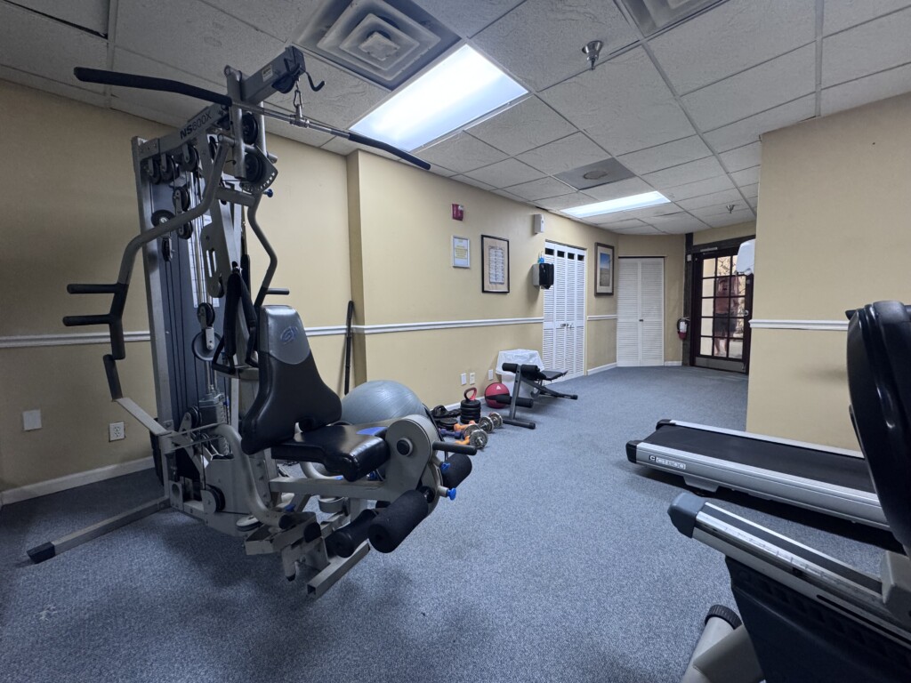 nice to get a simple workout in before your day starts.